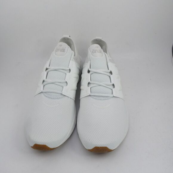 New Balance Men\'s 11.5 Fresh Foam X Cruz v3 MCRUZLY3 White Lifestyle ShoesNew Ba